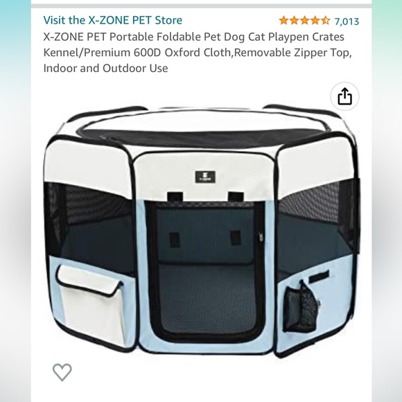 X-ZONE PET portable foldable pet playpen - Picture 1 of 13
